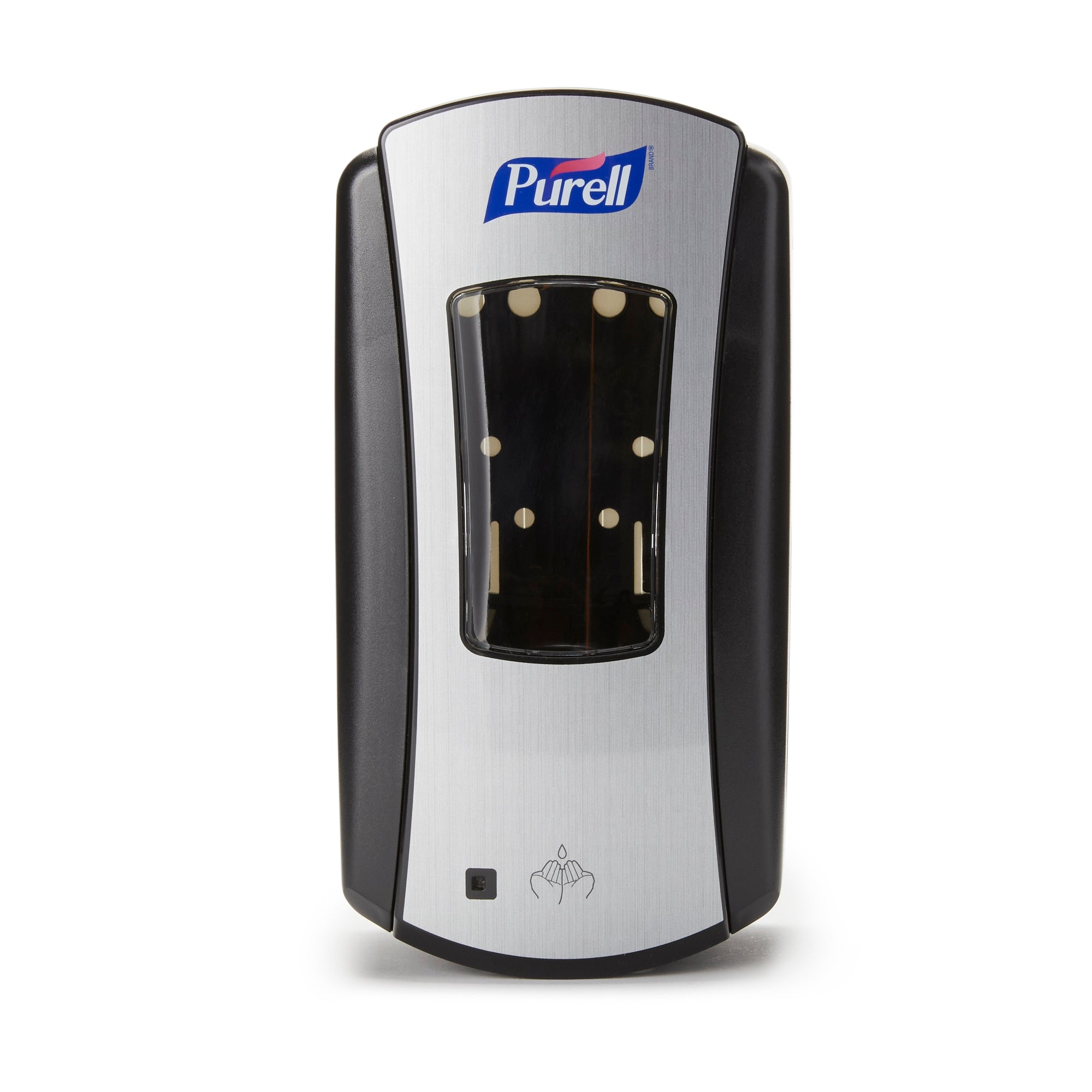 Hand Hygiene Dispenser Purell® LTX-12™ Brushed Chrome / Black Plastic Touch Free 1200 mL Wall Mount