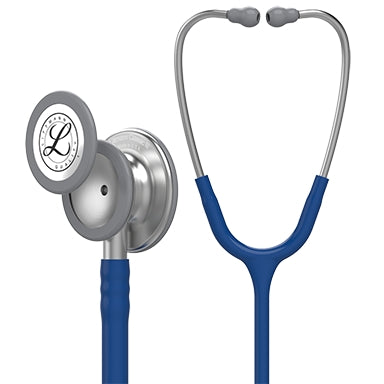 Clinician Stethoscope 3M™ Littmann® Classic III™ Gray 1-Tube 27 Inch Tube Convertible Chestpiece