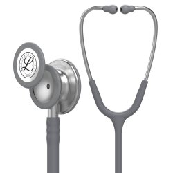 Clinician Stethoscope 3M™ Littmann® Classic III™ Gray 1-Tube 27 Inch Tube Convertible Chestpiece