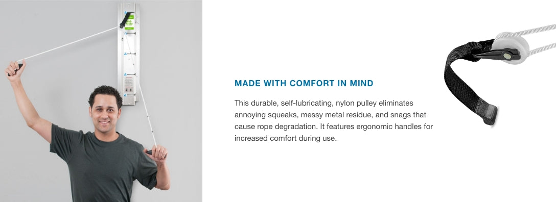 Economy Rehab Pulley - Economy Overhead Overdoor Shoulder Therapy Exercise Pulley System