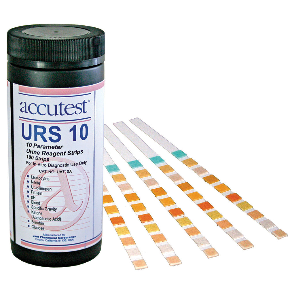 Accutest Urine Reagent Strips — 10 Parameter